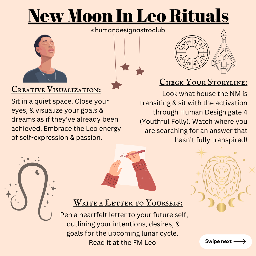 new moon leo ritual