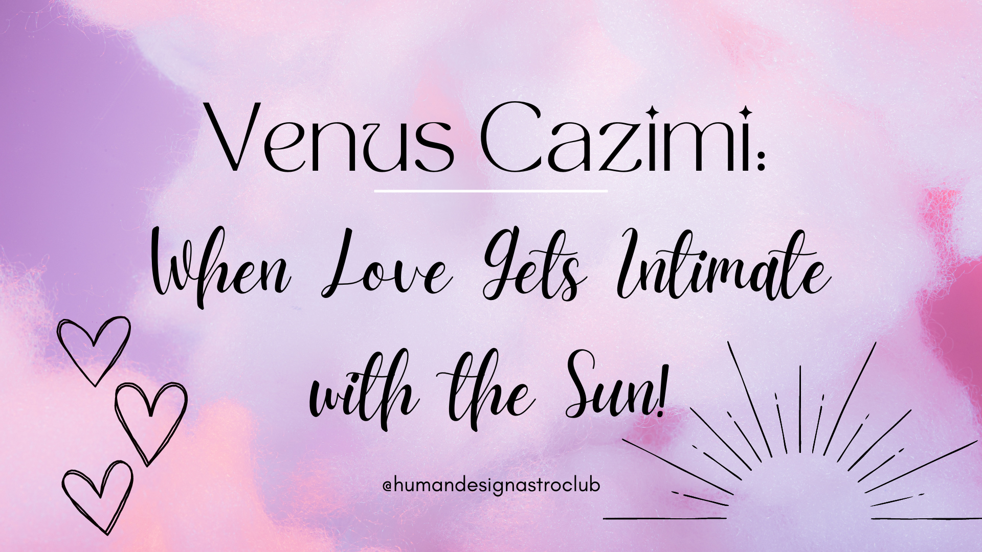 venus cazimi
