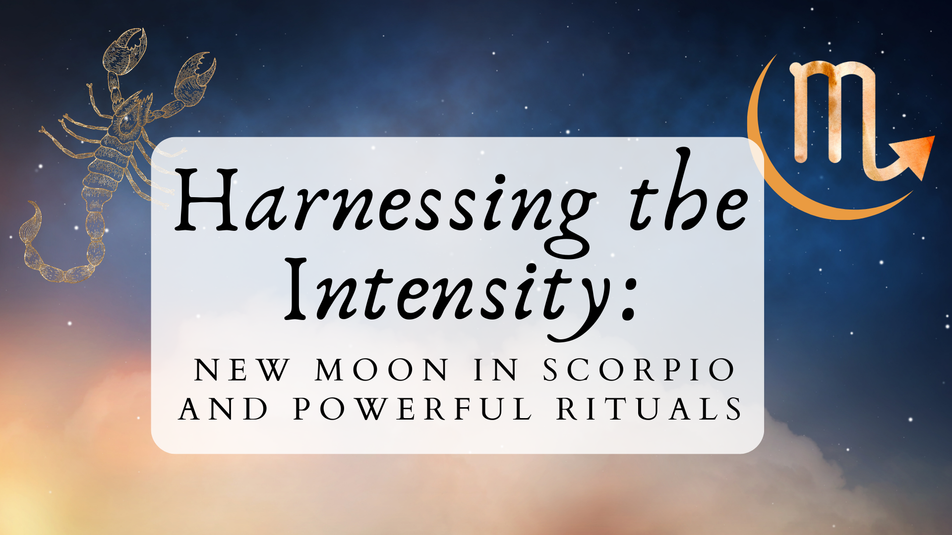 new moon scorpio blog post